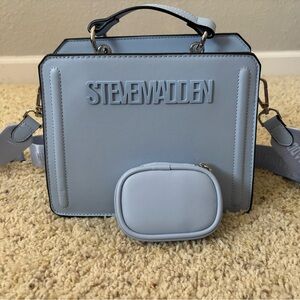 Steve Madden Sky Blue Crossbody Bag with Pouch
